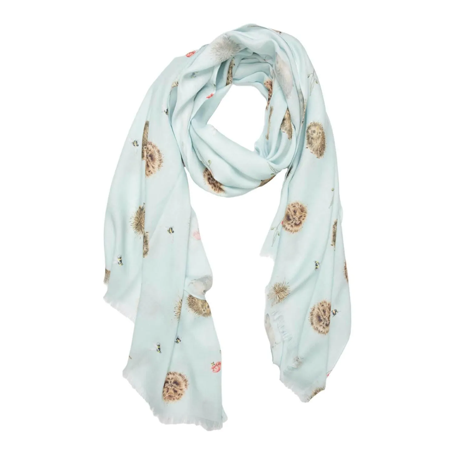 Wrendale Designs Everyday Scarf - Awakening - Hedgehog