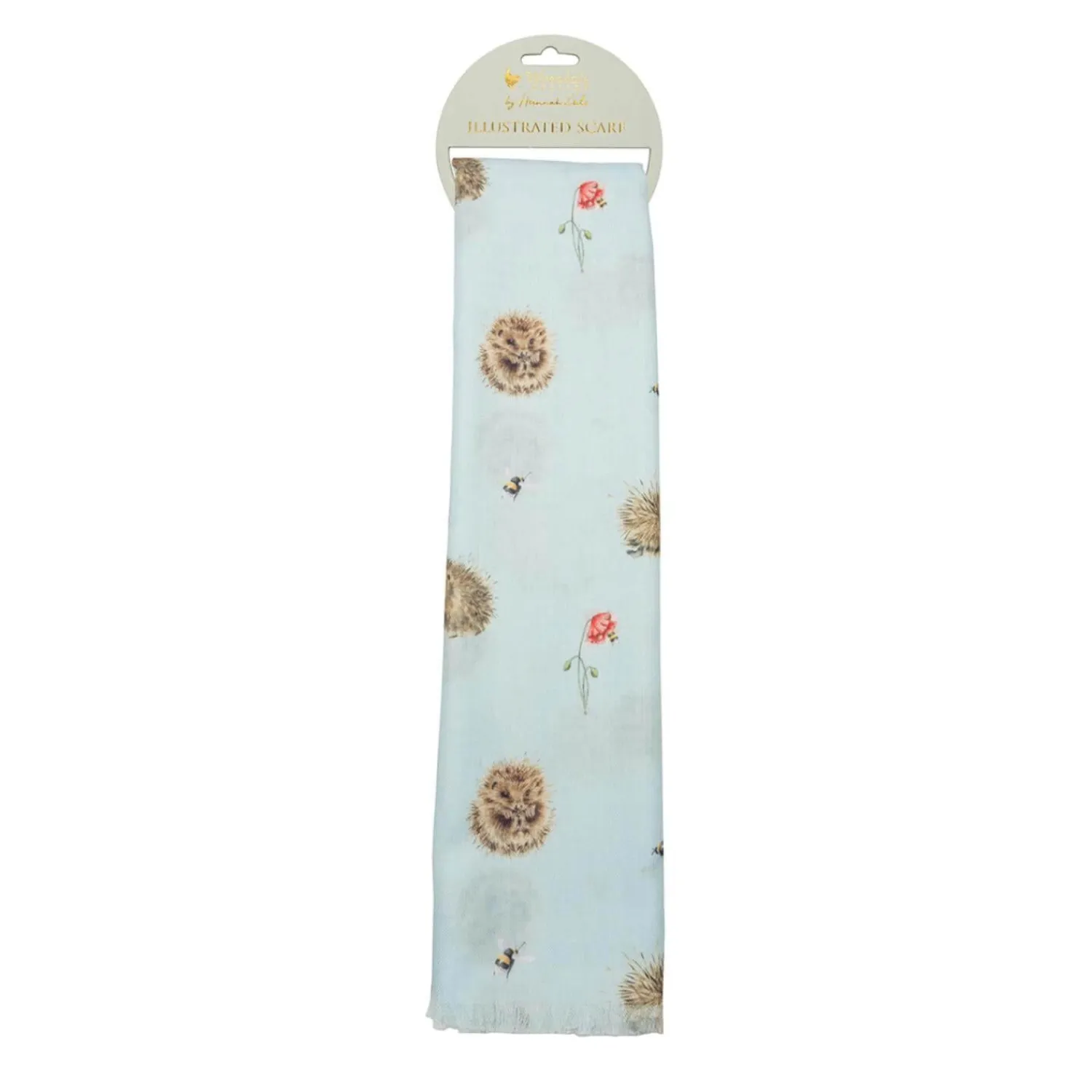 Wrendale Designs Everyday Scarf - Awakening - Hedgehog