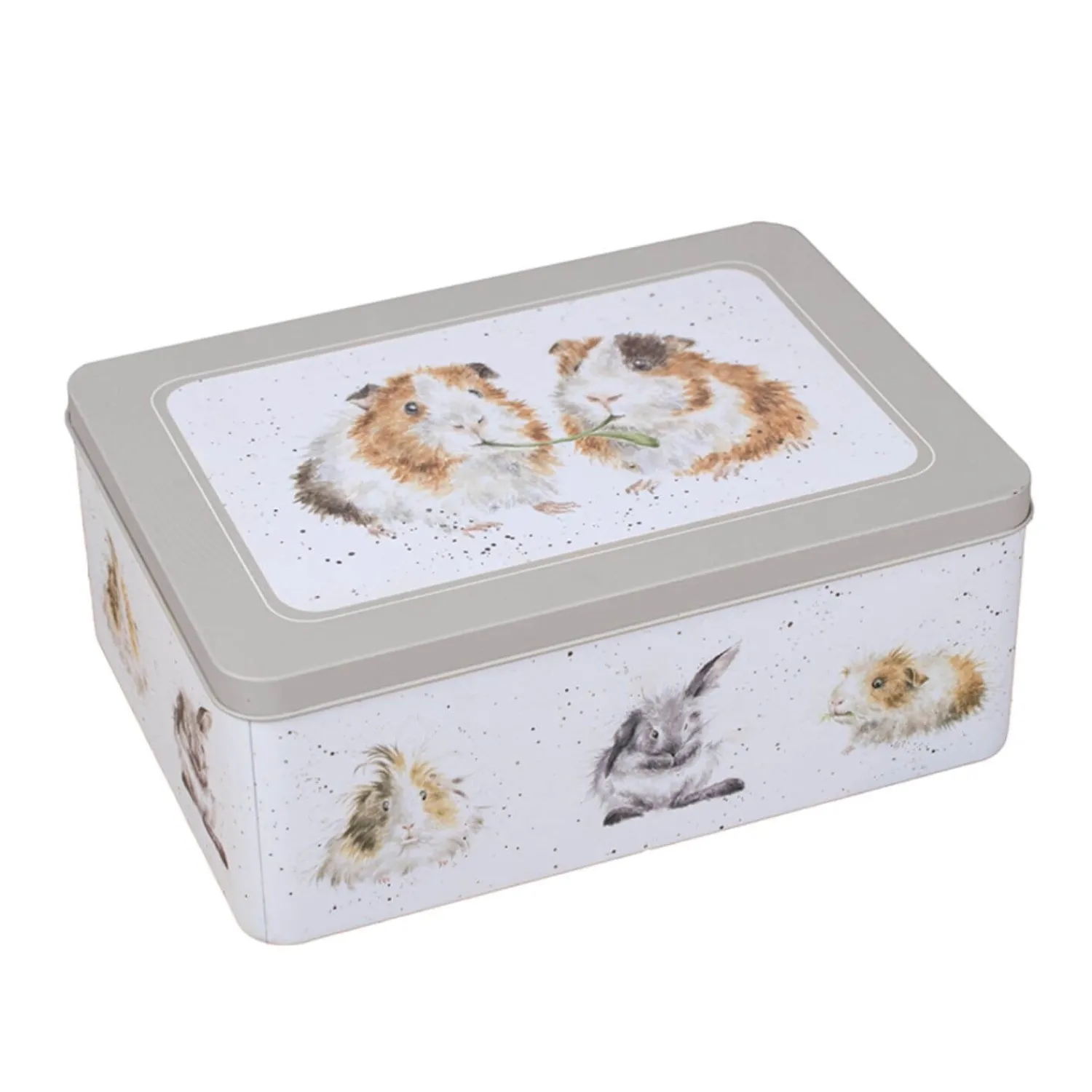 Wrendale Designs Rectangular Tin - Guinea Pig