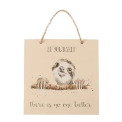 Wrendale Designs Wooden Plaque - Be Yourself - There Is No One Better