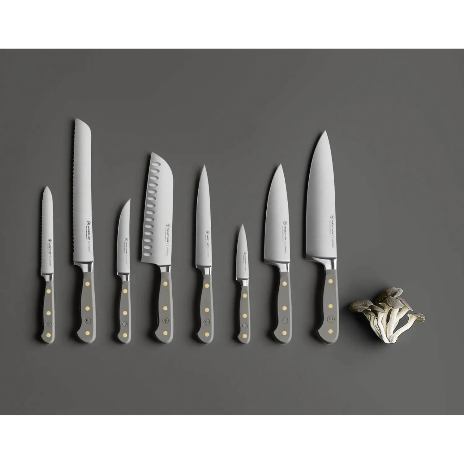 Wusthof Classic 14cm Serrated Utility Knife - Velvet Oyster