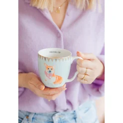 Yvonne Ellen Best Of British Large Bone China Mug - Corgi