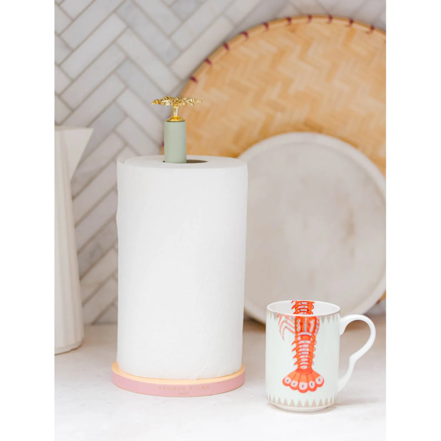 Yvonne Ellen Bone China Medium Mug - Lobster