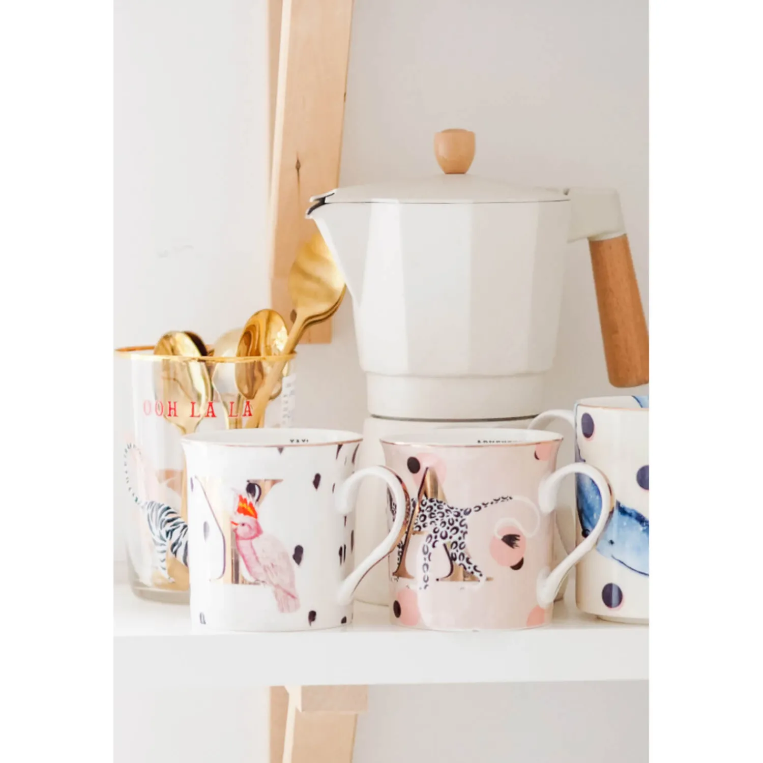 Yvonne Ellen Bone China 330ml Alphabet Mug - Z