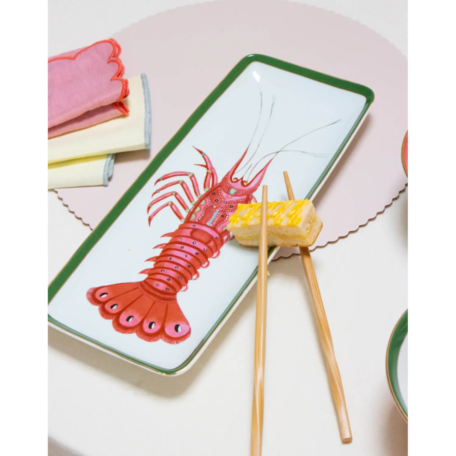 Yvonne Ellen 32cm China Serving Plate - Lobster