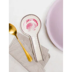 Yvonne Ellen Fine China Spoon Rest - Shell