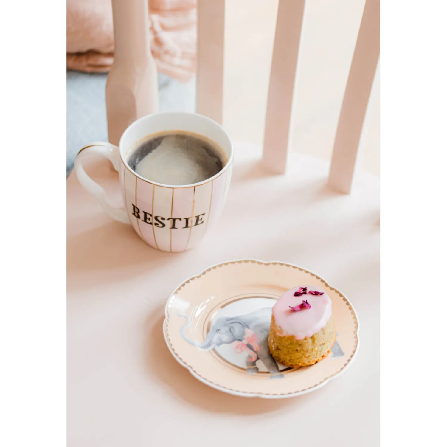 Yvonne Ellen Fine China Tea Plate - Elephant