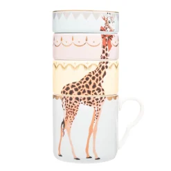 Yvonne Ellen 4-Piece Fine China Stacking Measuring Cups - Giraffe