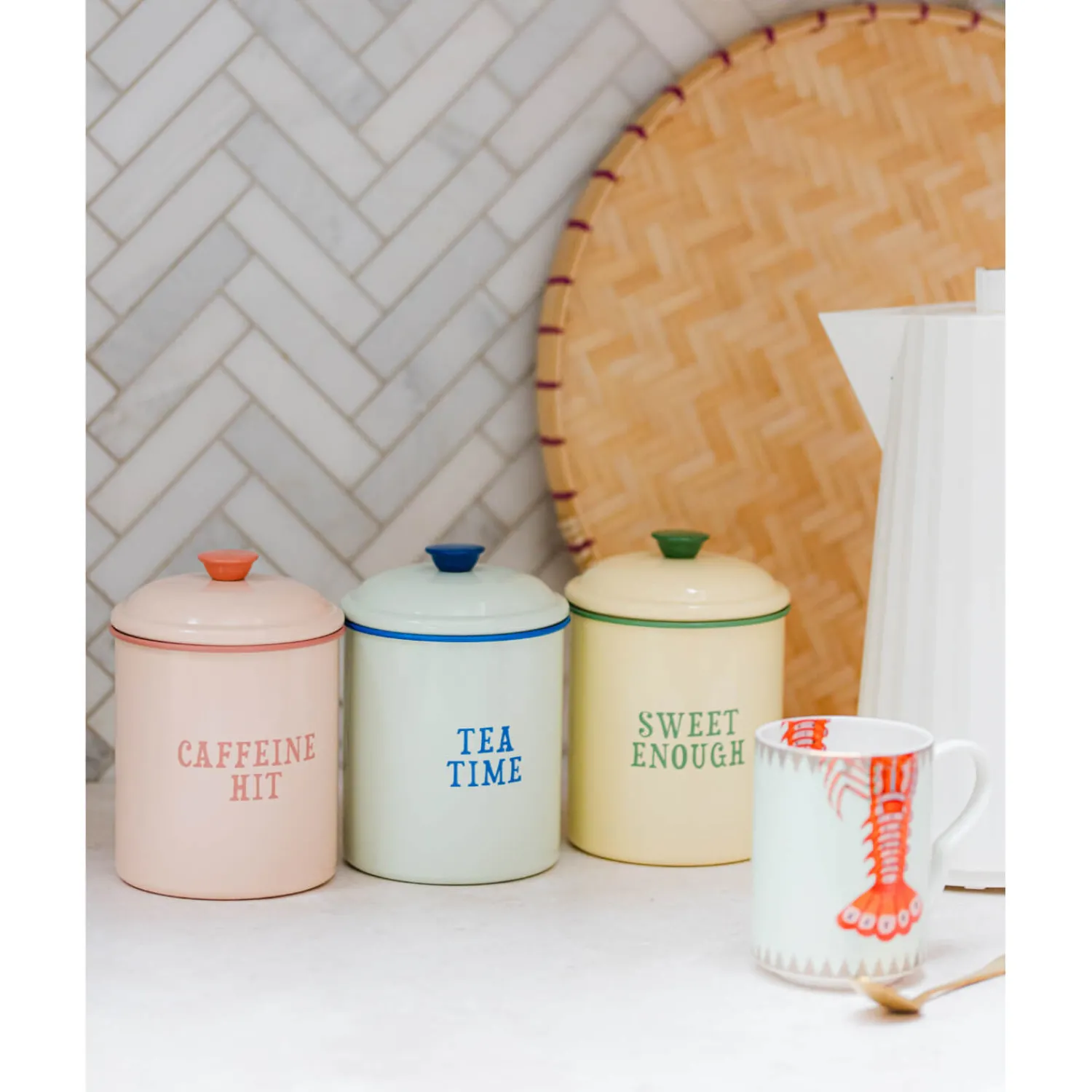Yvonne Ellen Tea Canister - Tea Time