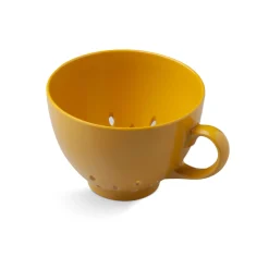 Zeal Berry 10cm Melamine Colander with Handle - Mustard