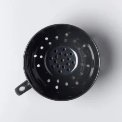 Zeal Berry 10cm Melamine Colander with Handle - Dark Grey