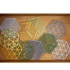 ZONE Denmark Triangles Silicone Trivet - Lilac